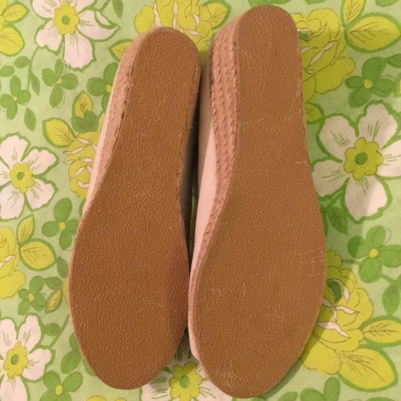 Summer Linen Wedges with a bow - Picture 5 of 9